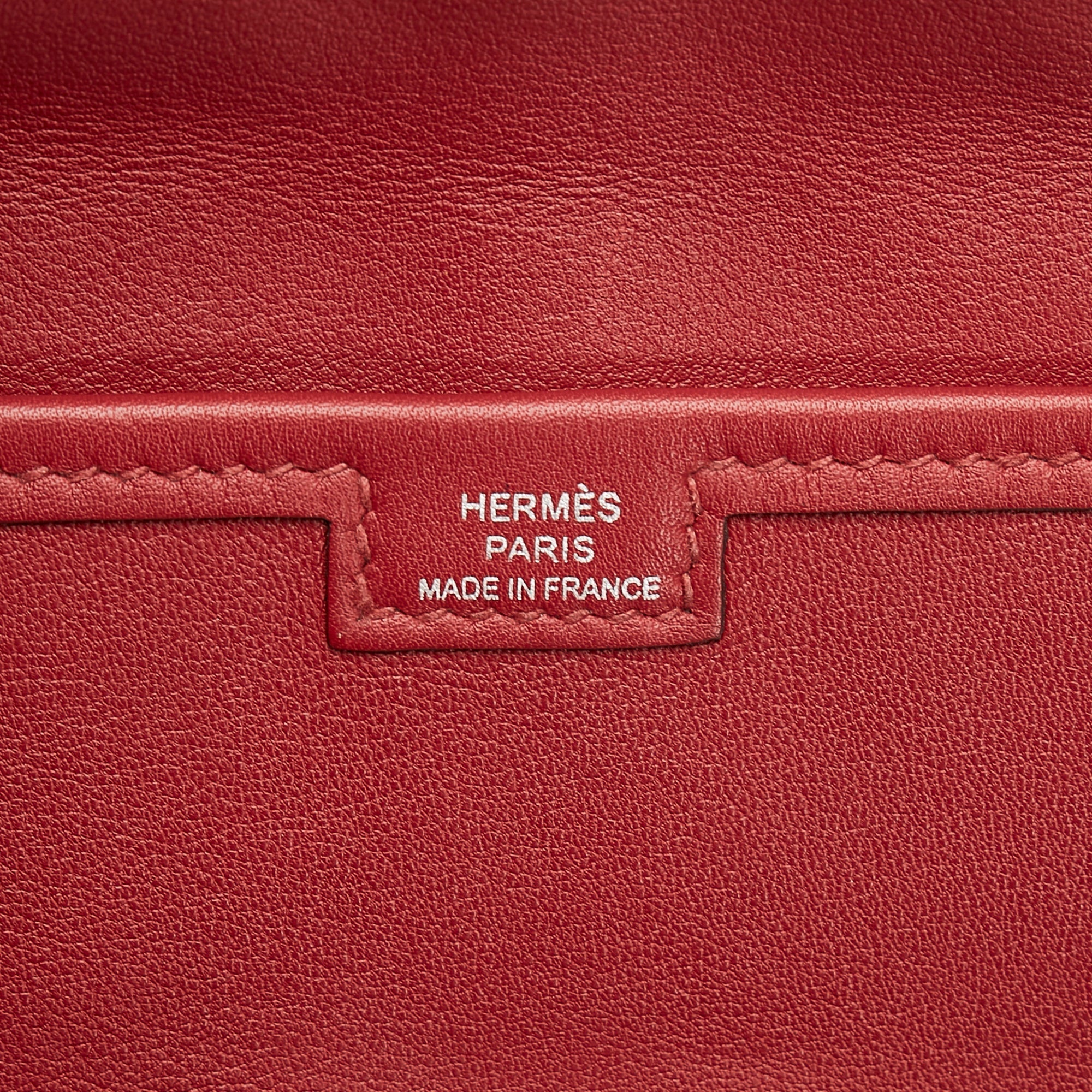 HermÃƒÆ’Ã‚Â¨s Jige Elan Clutch Red Swift