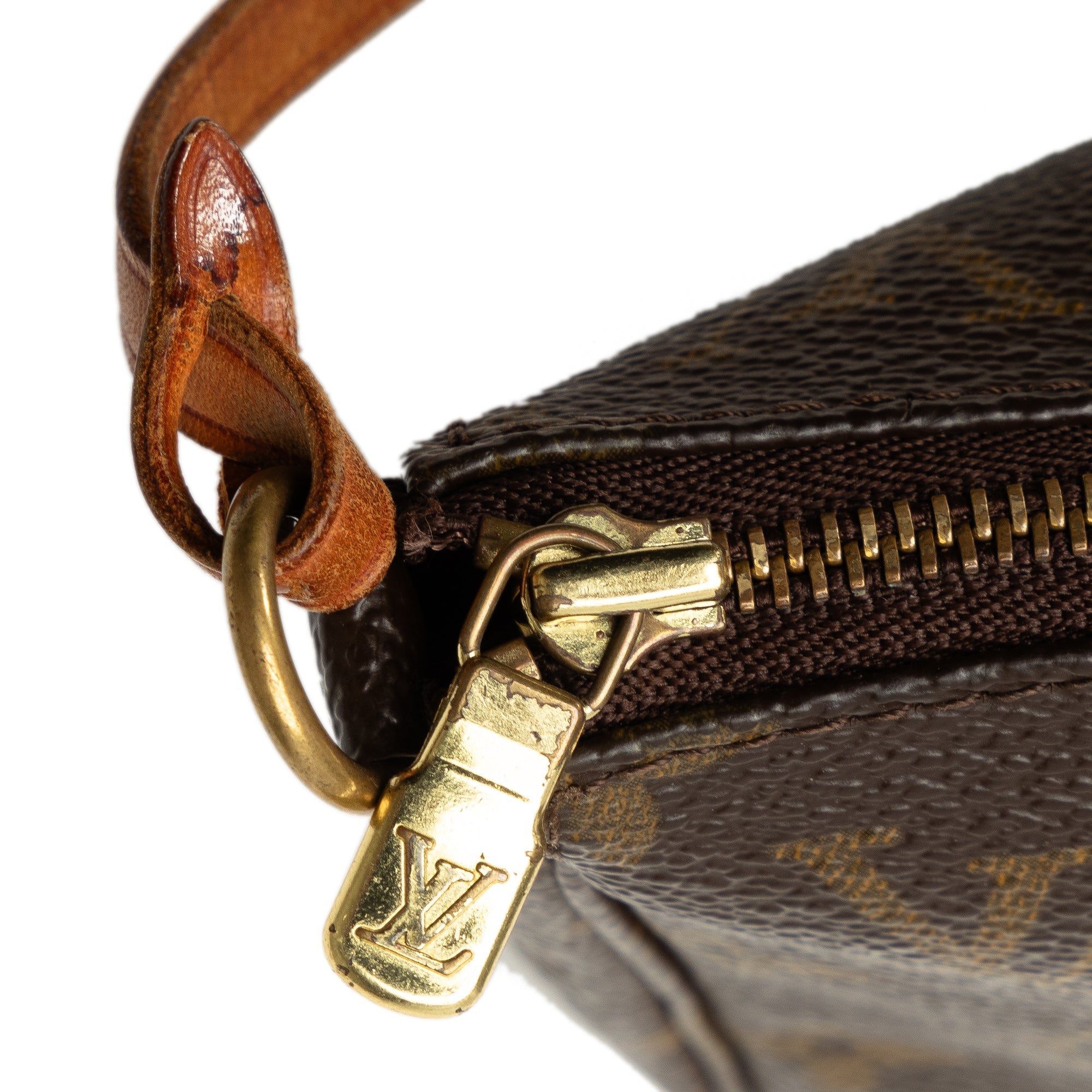 Brown Louis Vuitton Monogram Pochette Accessoires Shoulder Bag
