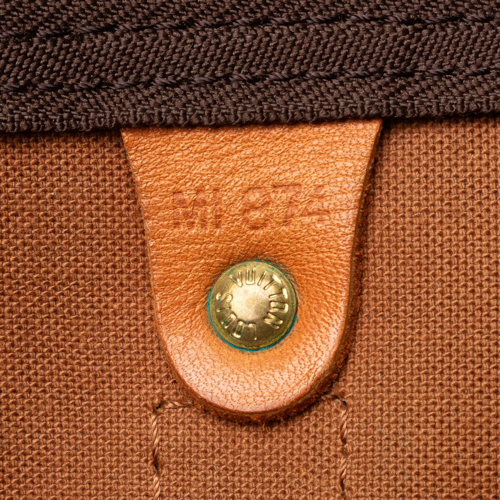 Brown Louis Vuitton Monogram Keepall 55 Travel Bag