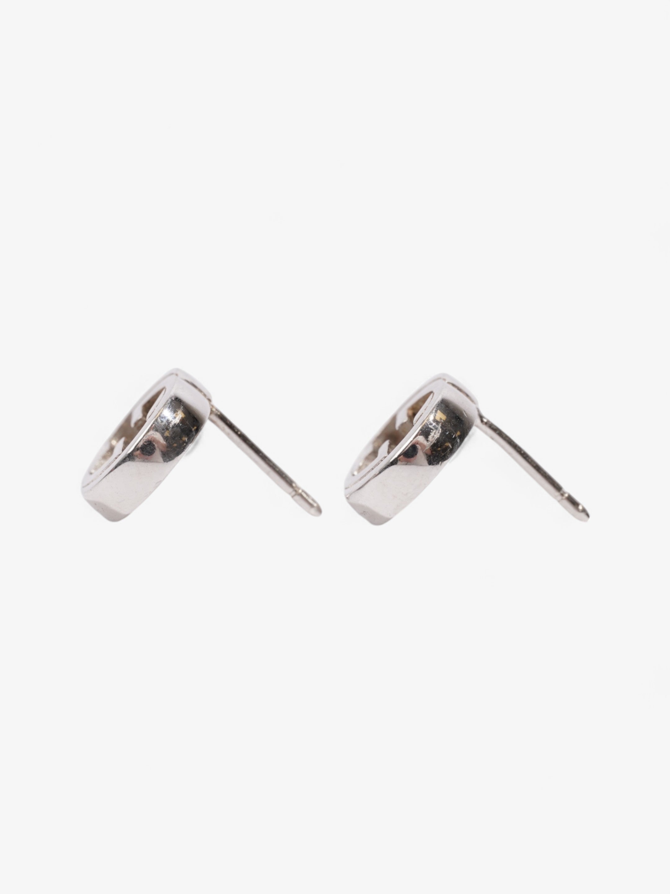 Gucci Interlocking G Earrings Silver Silver Sterling