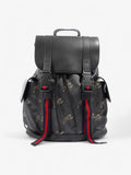 Gucci Tiger Backpack GG Supreme / Black Canvas