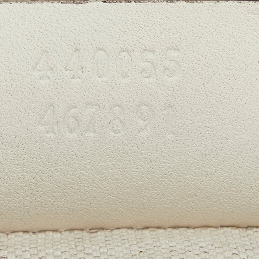White Gucci GG Ribbon Tote Bag