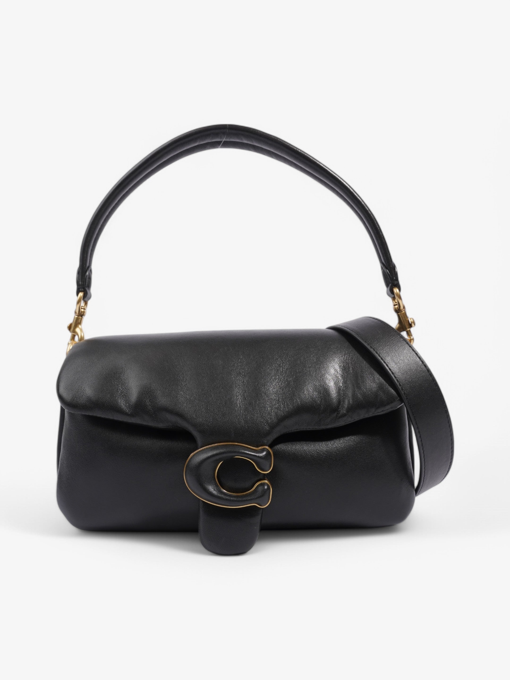 Coach Pillow Tabby Black Leather 26