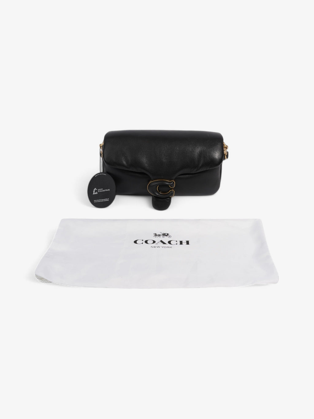Coach Pillow Tabby Black Leather 26