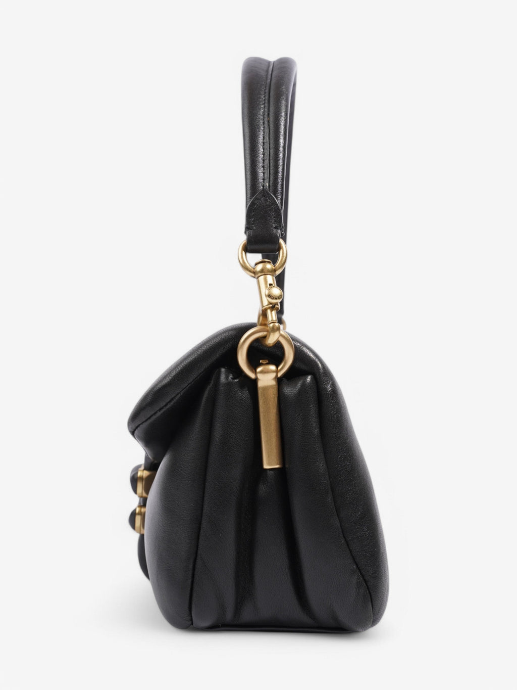 Coach Pillow Tabby Black Leather 26