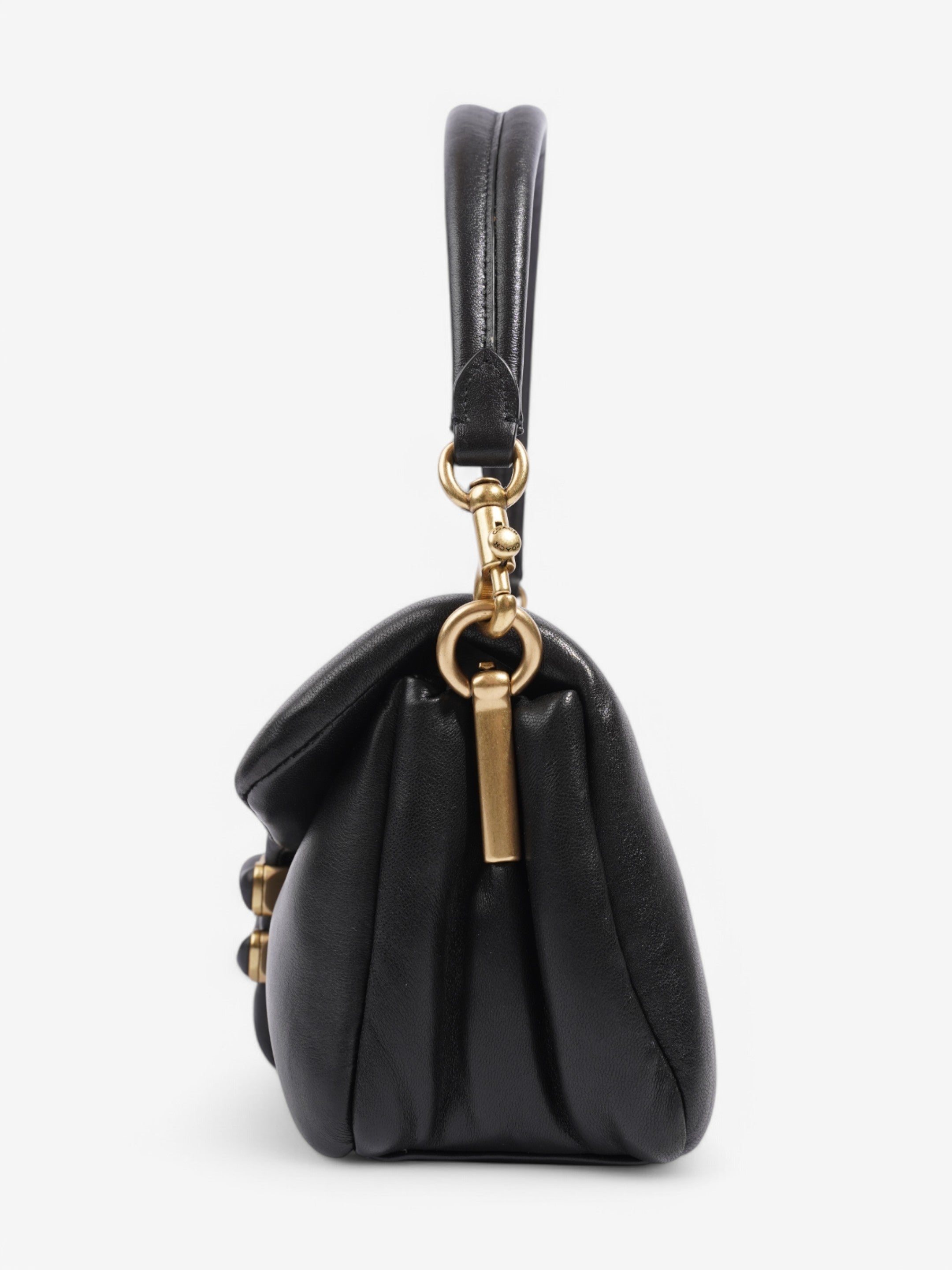 Coach Pillow Tabby Black Leather 26