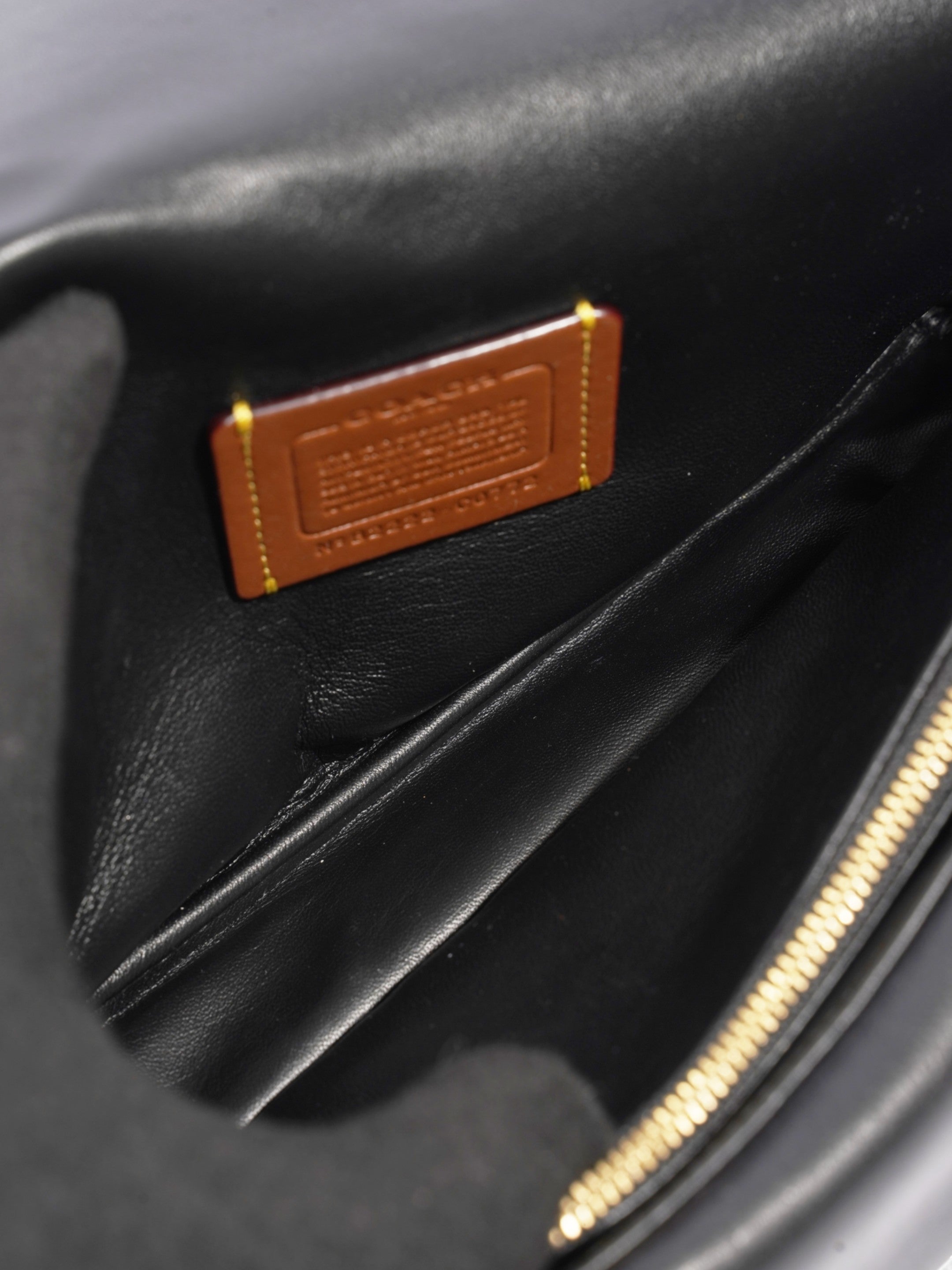 Coach Pillow Tabby Black Leather 26
