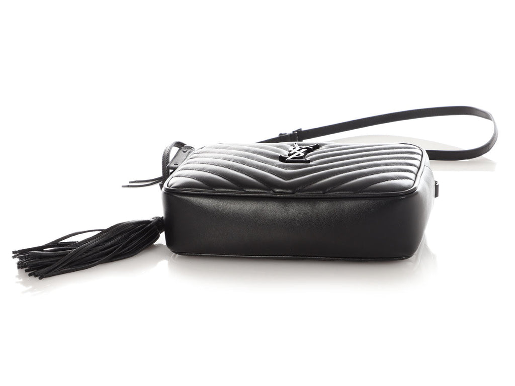 Saint Laurent Medium So Black MatelassÃ© Lou Camera Bag