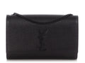 Saint Laurent Medium So Black Grain de Poudre Kate