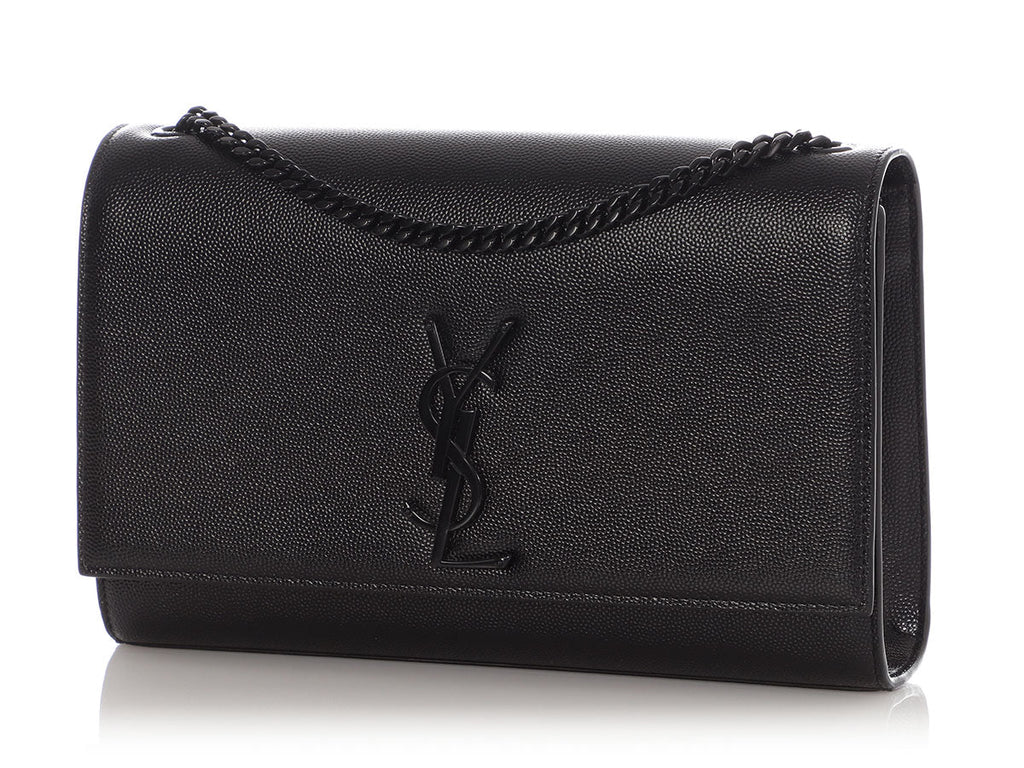 Saint Laurent Medium So Black Grain de Poudre Kate