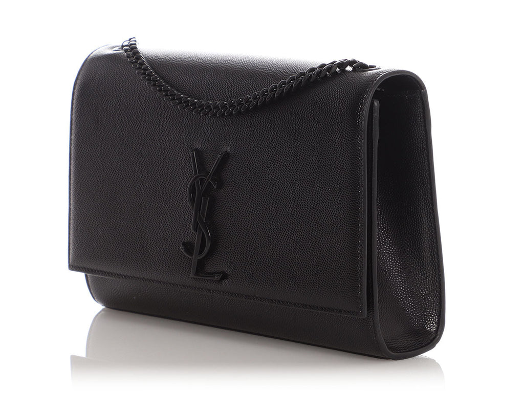 Saint Laurent Medium So Black Grain de Poudre Kate