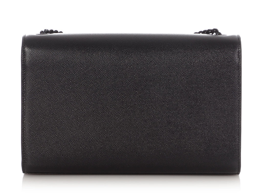 Saint Laurent Medium So Black Grain de Poudre Kate