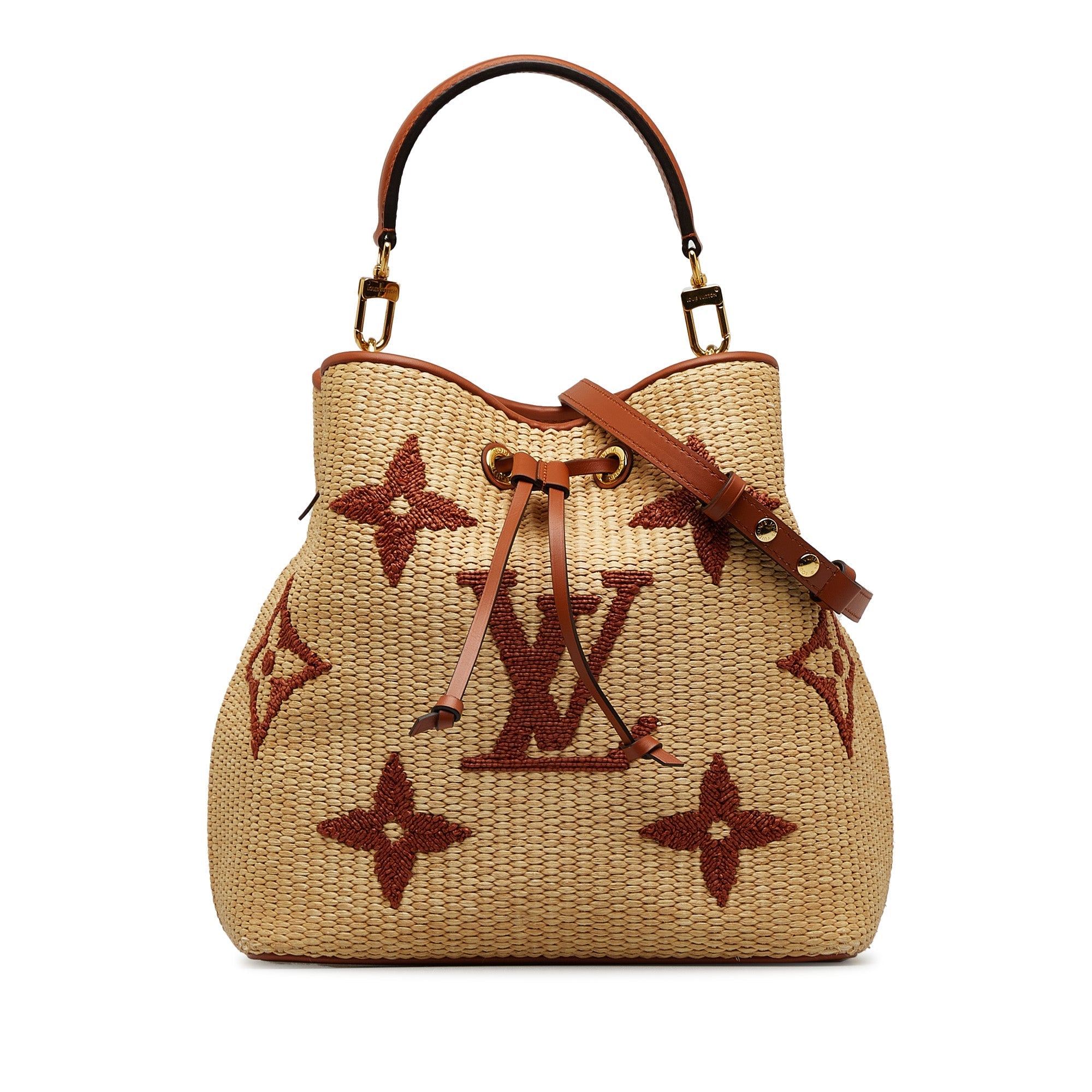 Monogram Raffia Neonoe MM