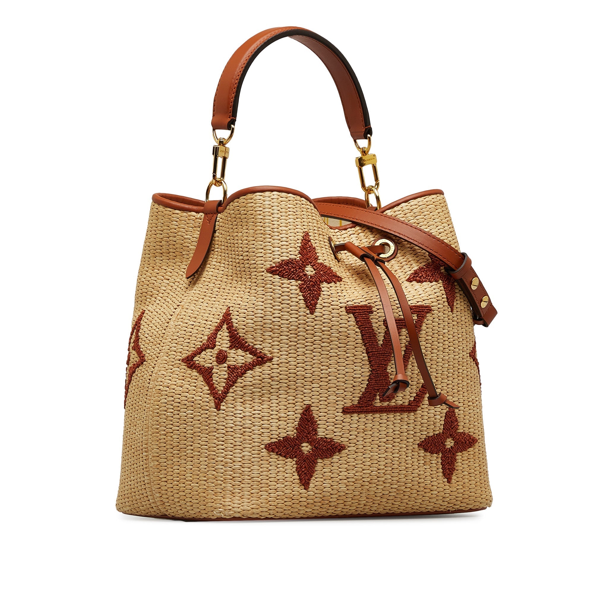 Monogram Raffia Neonoe MM