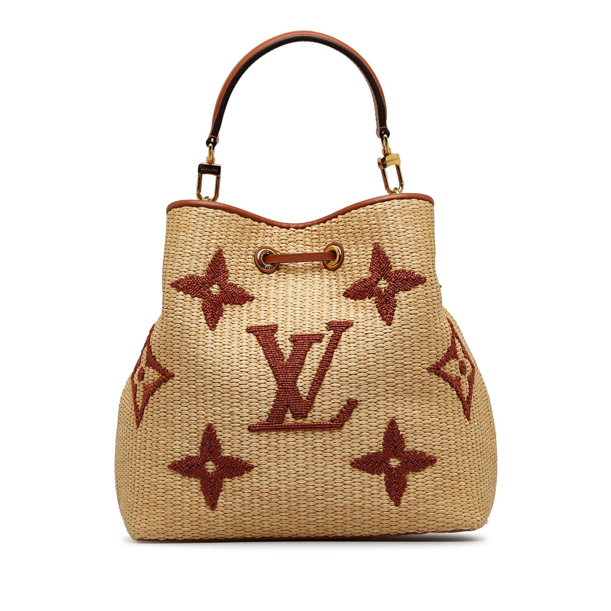 Monogram Raffia Neonoe MM