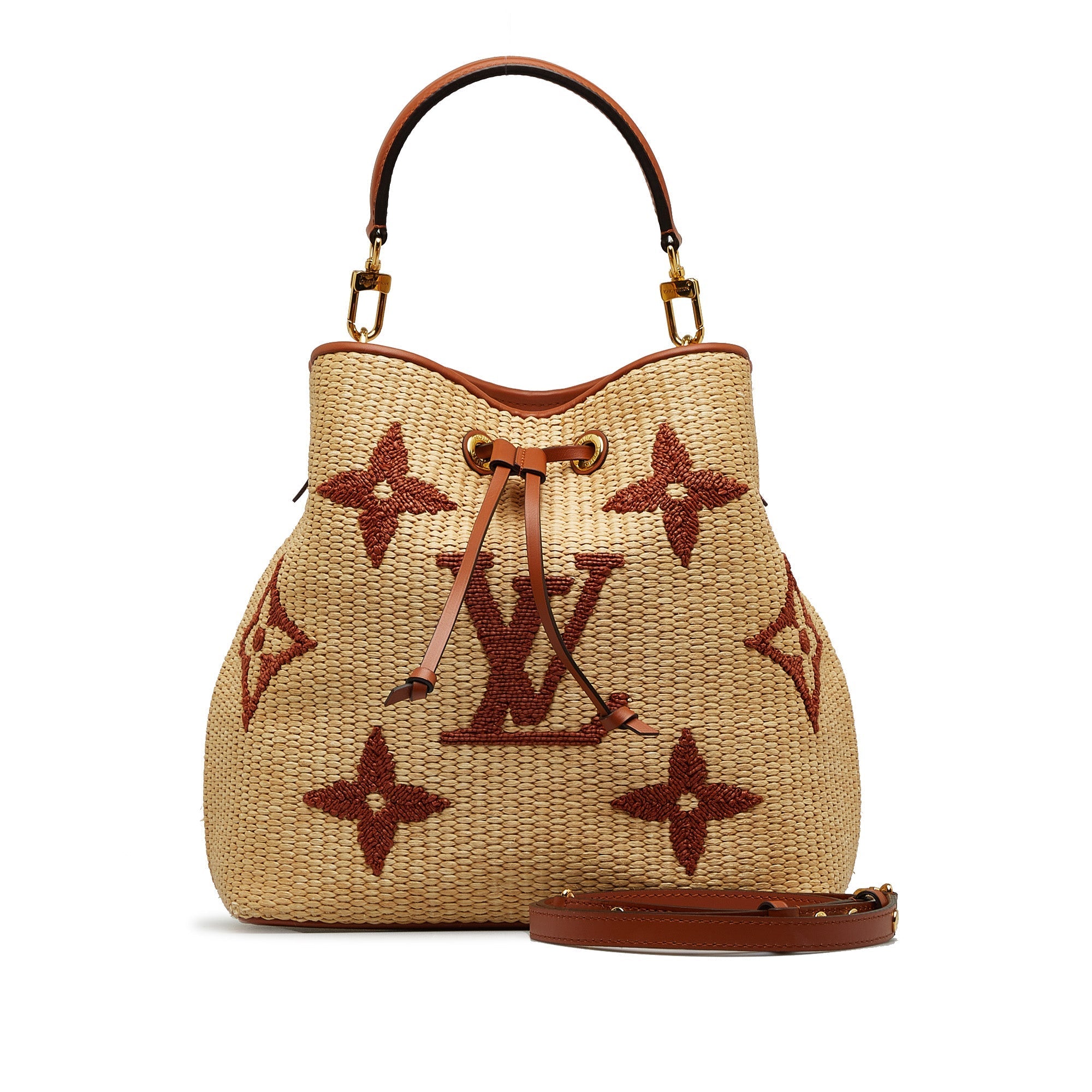 Monogram Raffia Neonoe MM