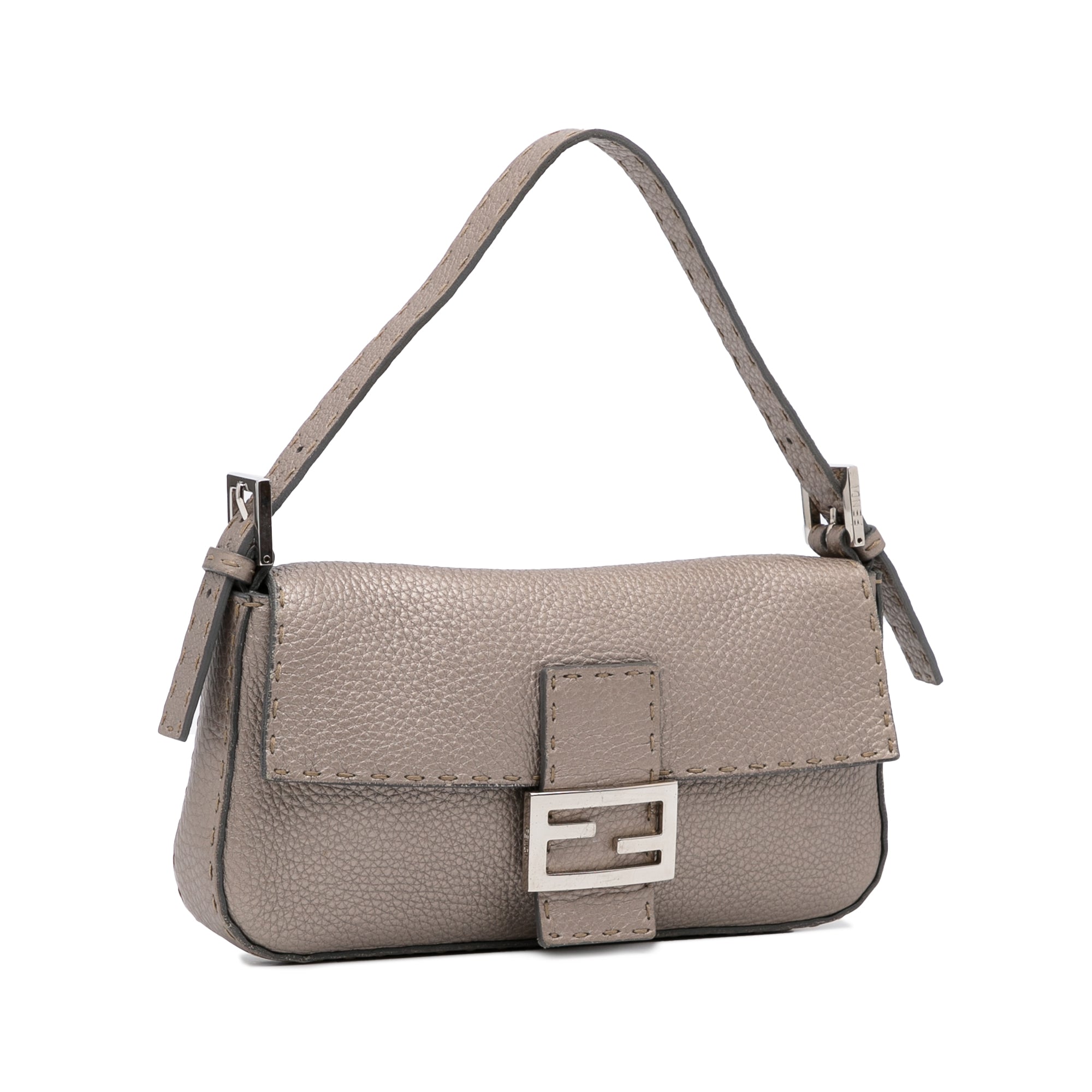 Fendi Selleria Baguette Silver