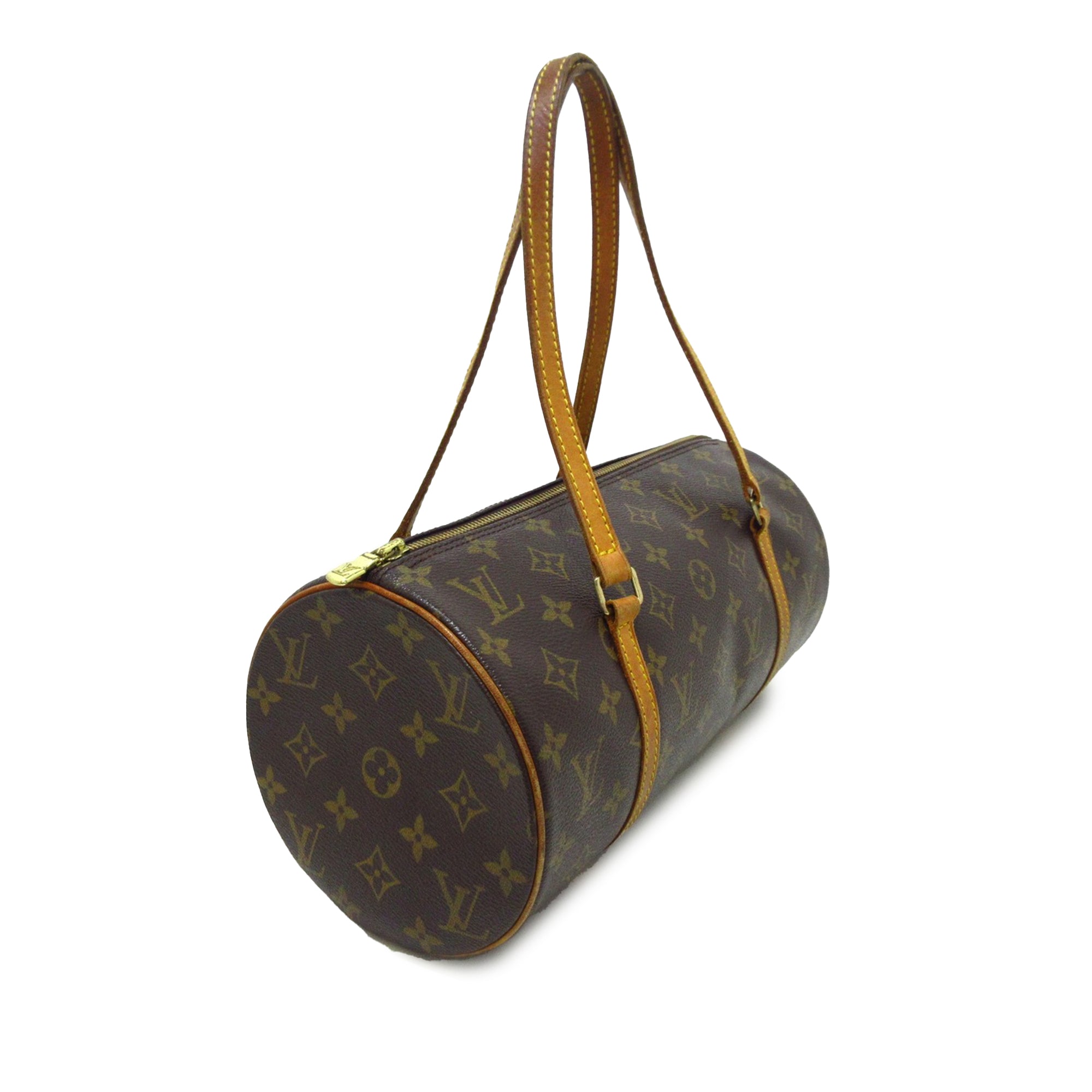 Brown Louis Vuitton Monogram Papillon 30 Handbag