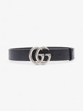 Gucci GG Marmont Wide Black Leather 80cm / 32"