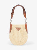 Prada Open Hobo Brown / Neutral Raffia