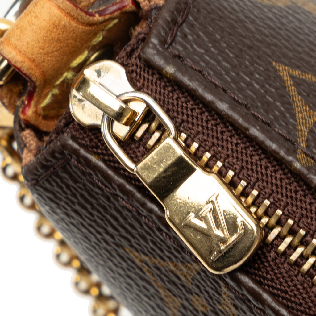 Brown Louis Vuitton Monogram Eva Satchel