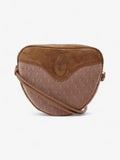 Saint Laurent Le Monogramme Cè‰™ur Brown / Beige Velvet