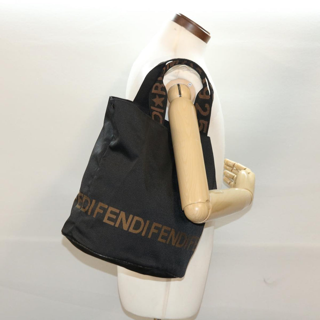 FENDI Tote Bag Nylon Black yb172
