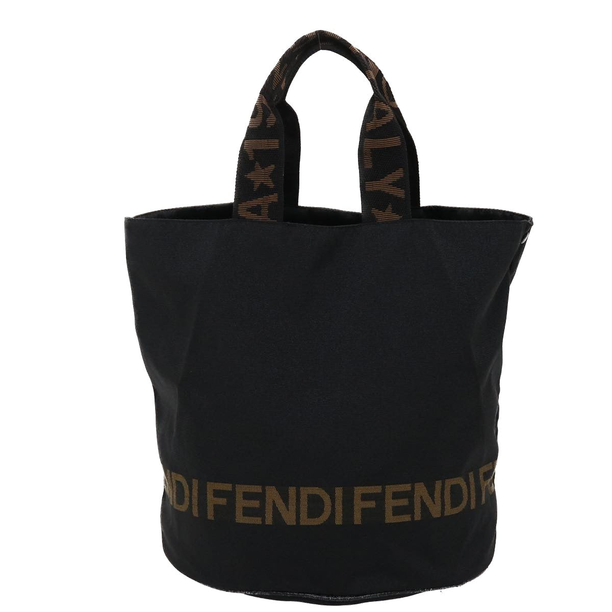 FENDI Tote Bag Nylon Black yb172