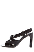 Yves Saint Laurent Black Patent Sandals SZ 36