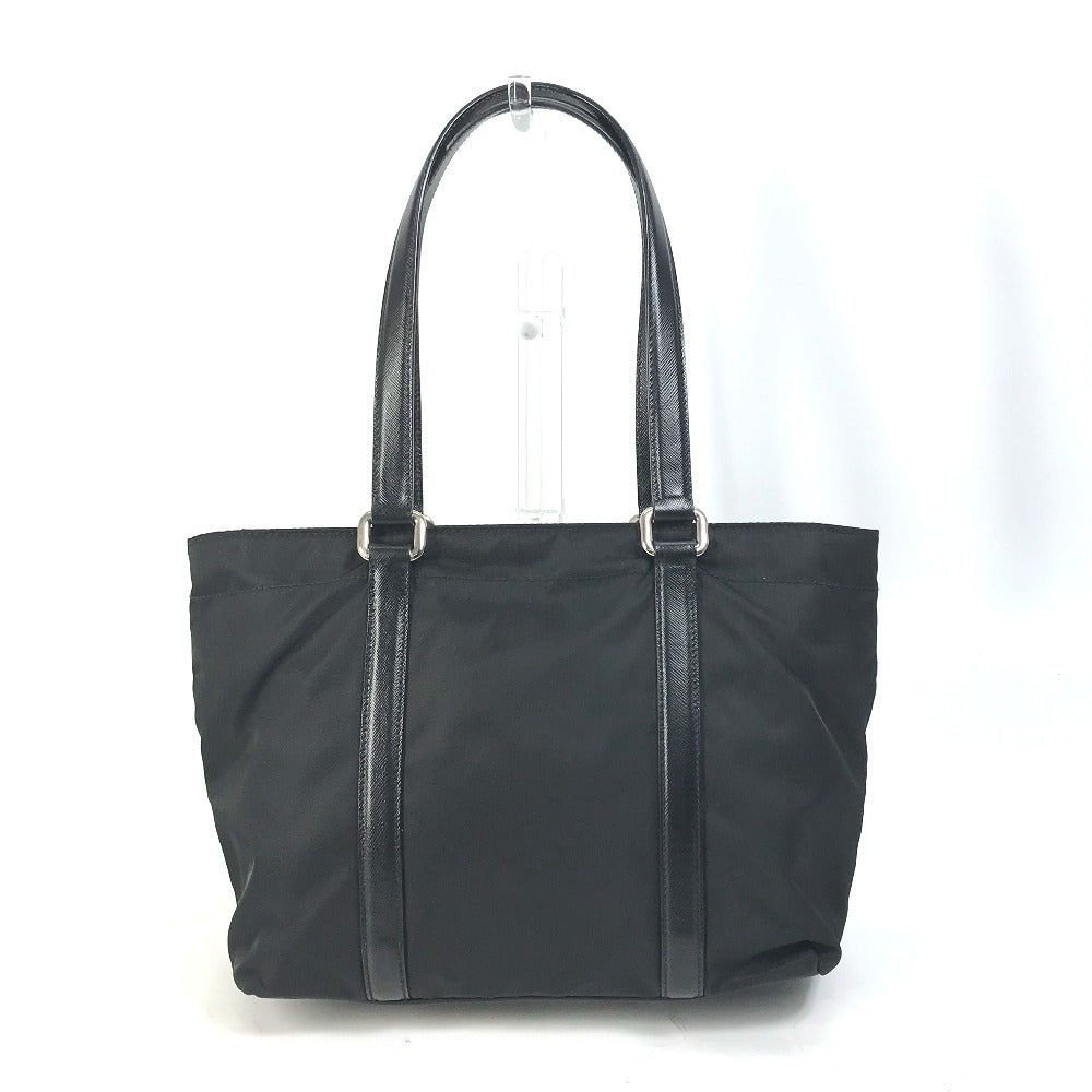 PRADA Handbag BR2288 Nylon / leather black Bag Triangle logo plate Women Used