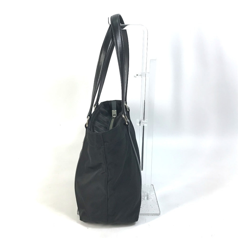 PRADA Handbag BR2288 Nylon / leather black Bag Triangle logo plate Women Used