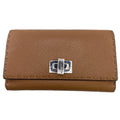 FENDI Long Wallet Purse 8M0308 leather Brown Celeria Peekaboo Women Used