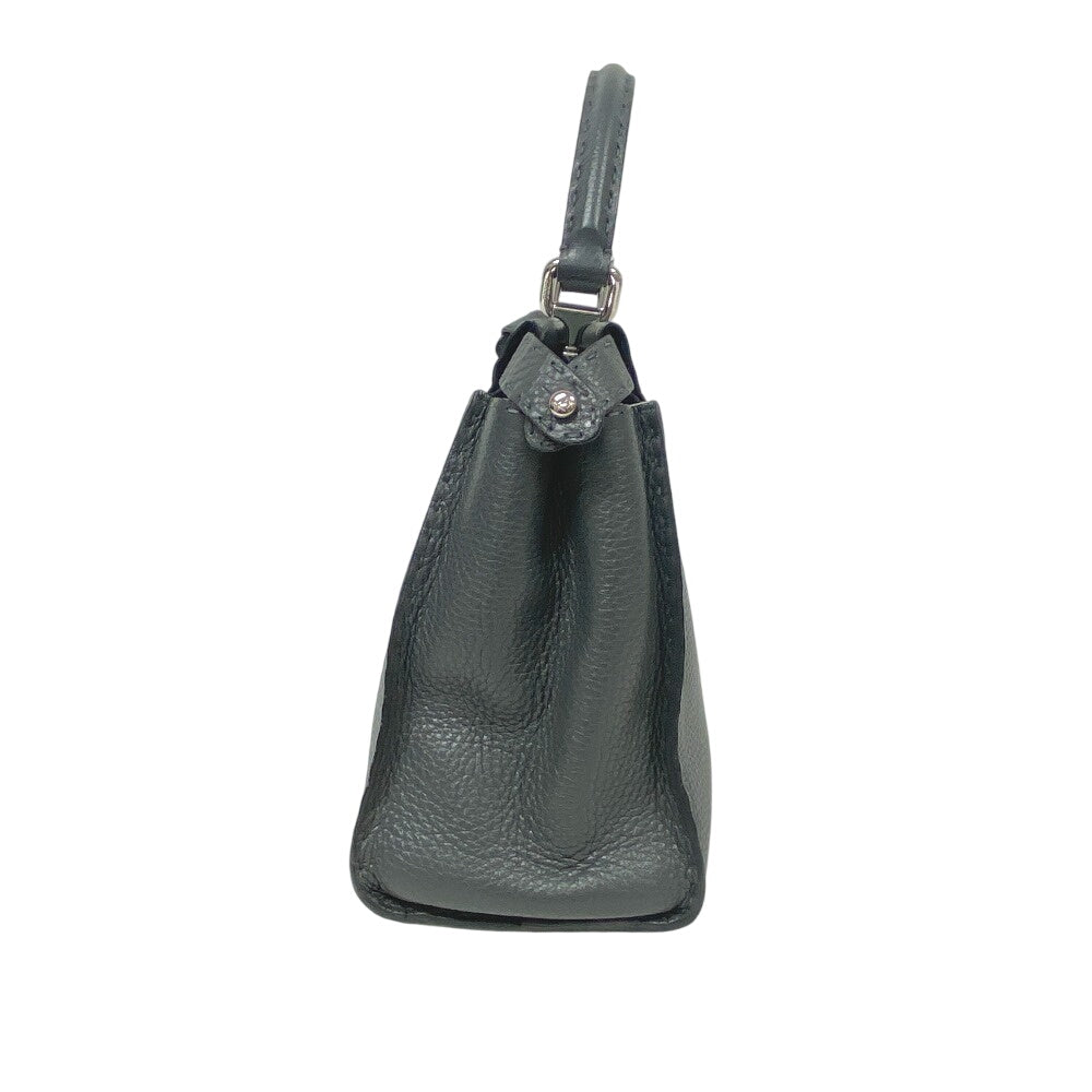 FENDI Handbag leather gray Celeria Peek-a-boo regular