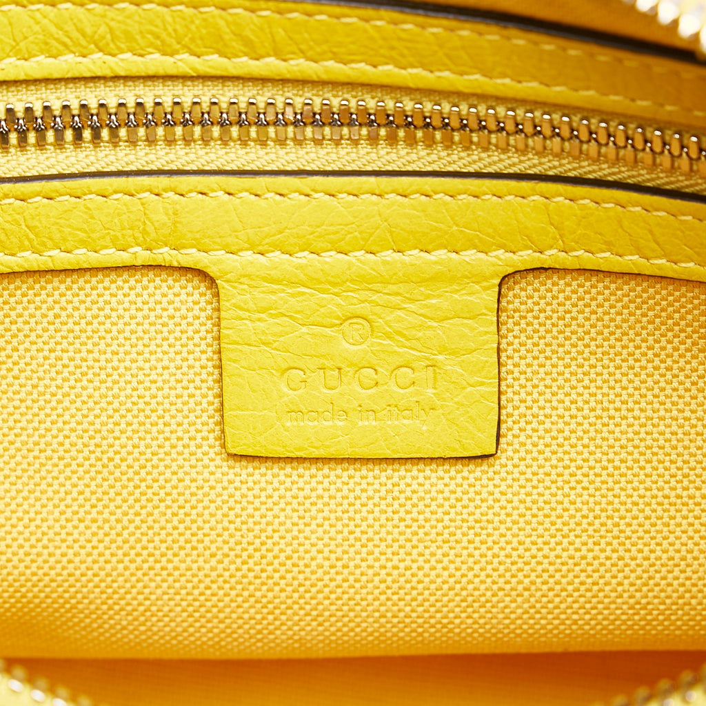 Gucci Interlocking G Morpheus Belt Bag Yellow