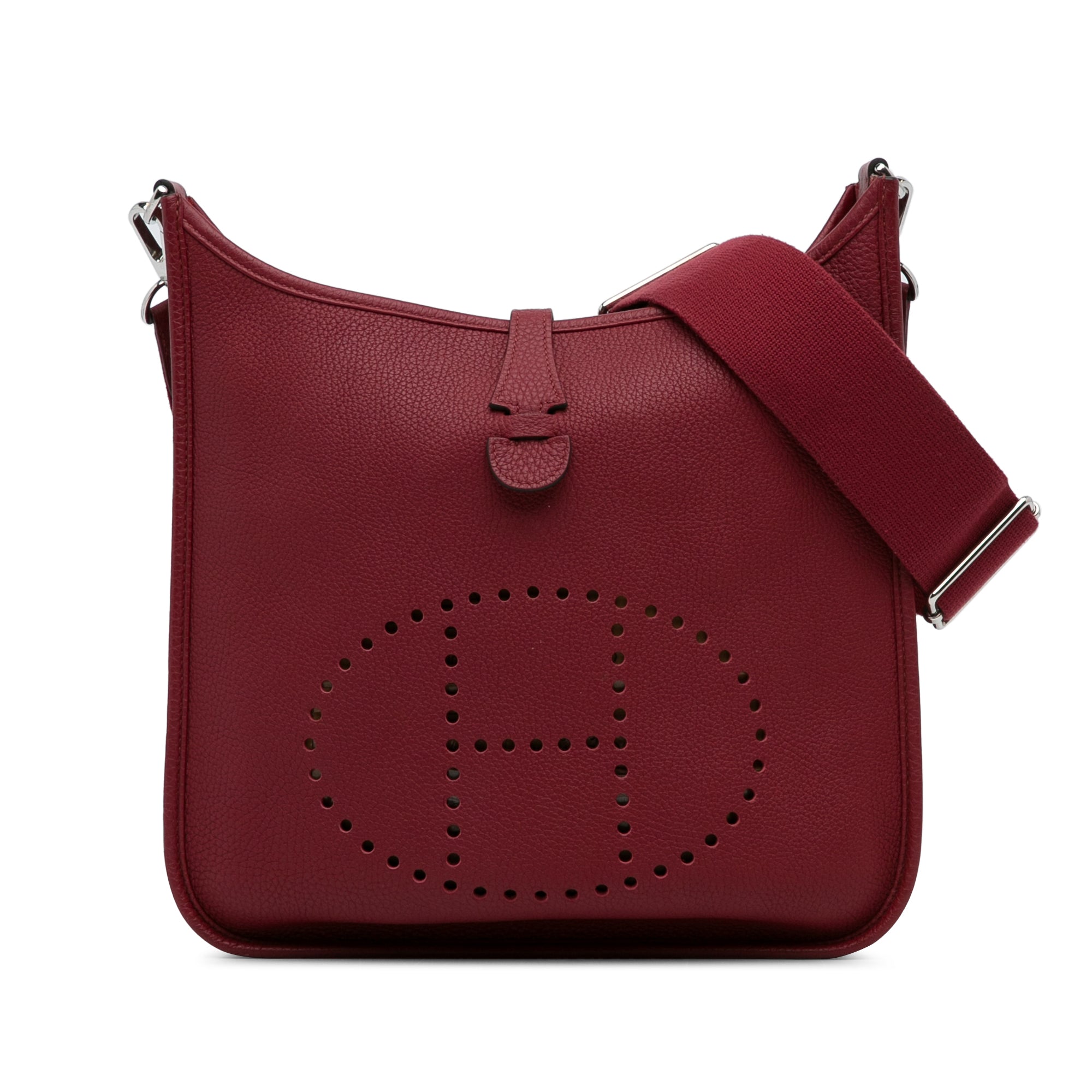 HermÃƒÆ’Ã‚Â¨s Evelyne III PM Red Clemence Palladium