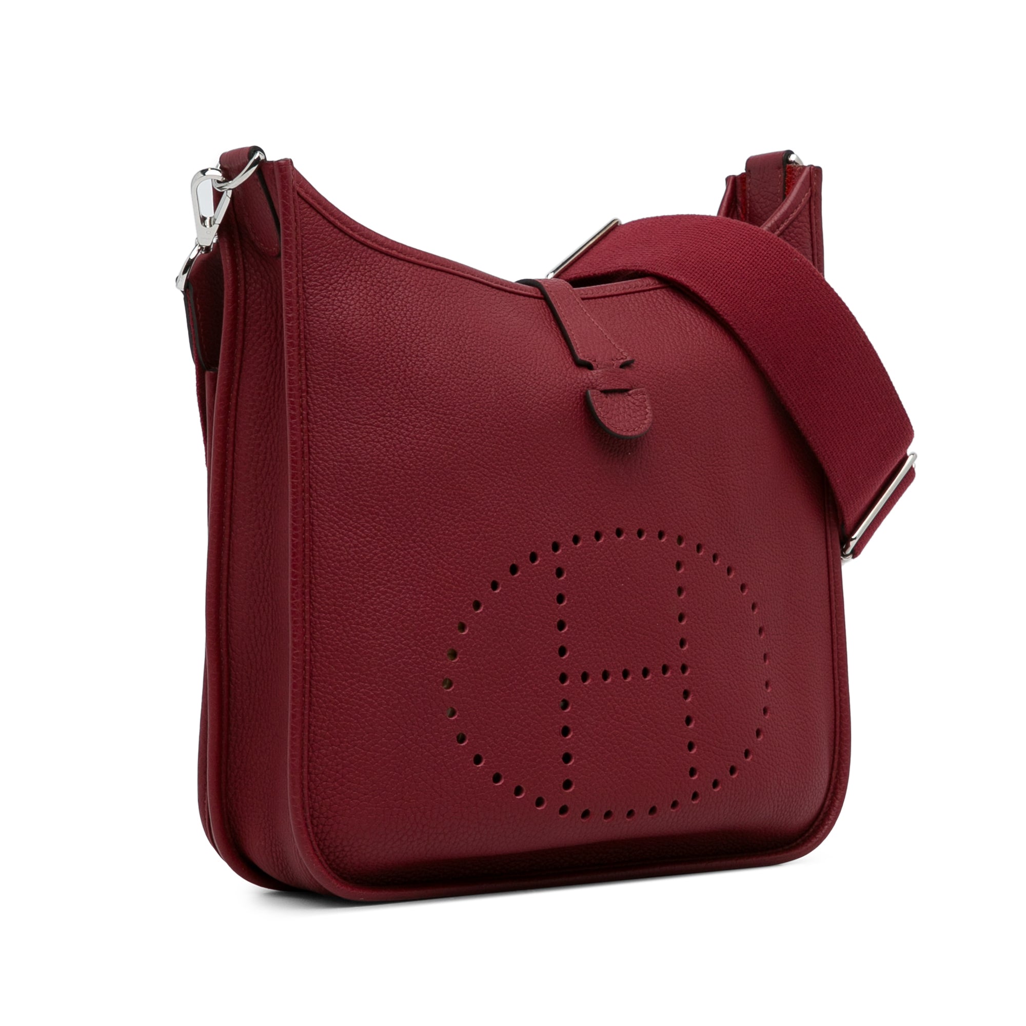 HermÃƒÆ’Ã‚Â¨s Evelyne III PM Red Clemence Palladium