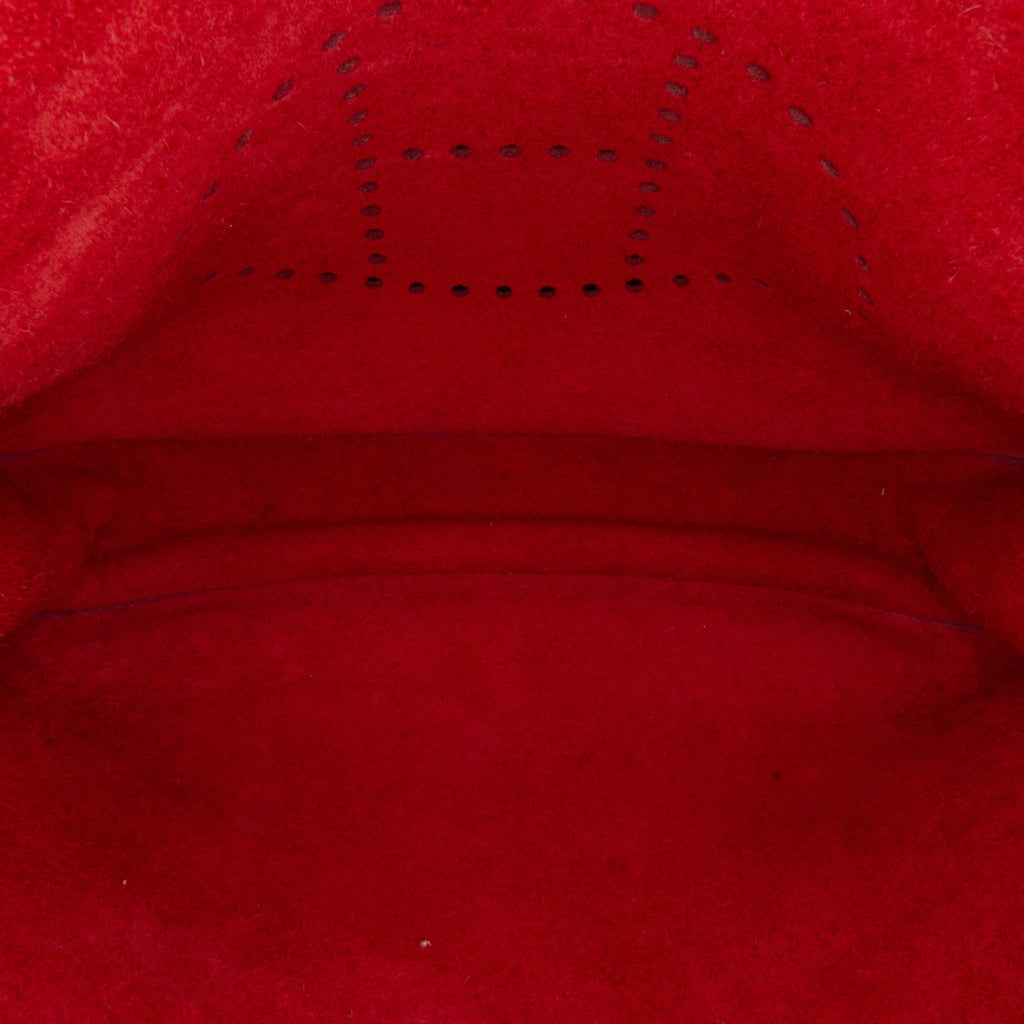 HermÃƒÆ’Ã‚Â¨s Evelyne III PM Red Clemence Palladium