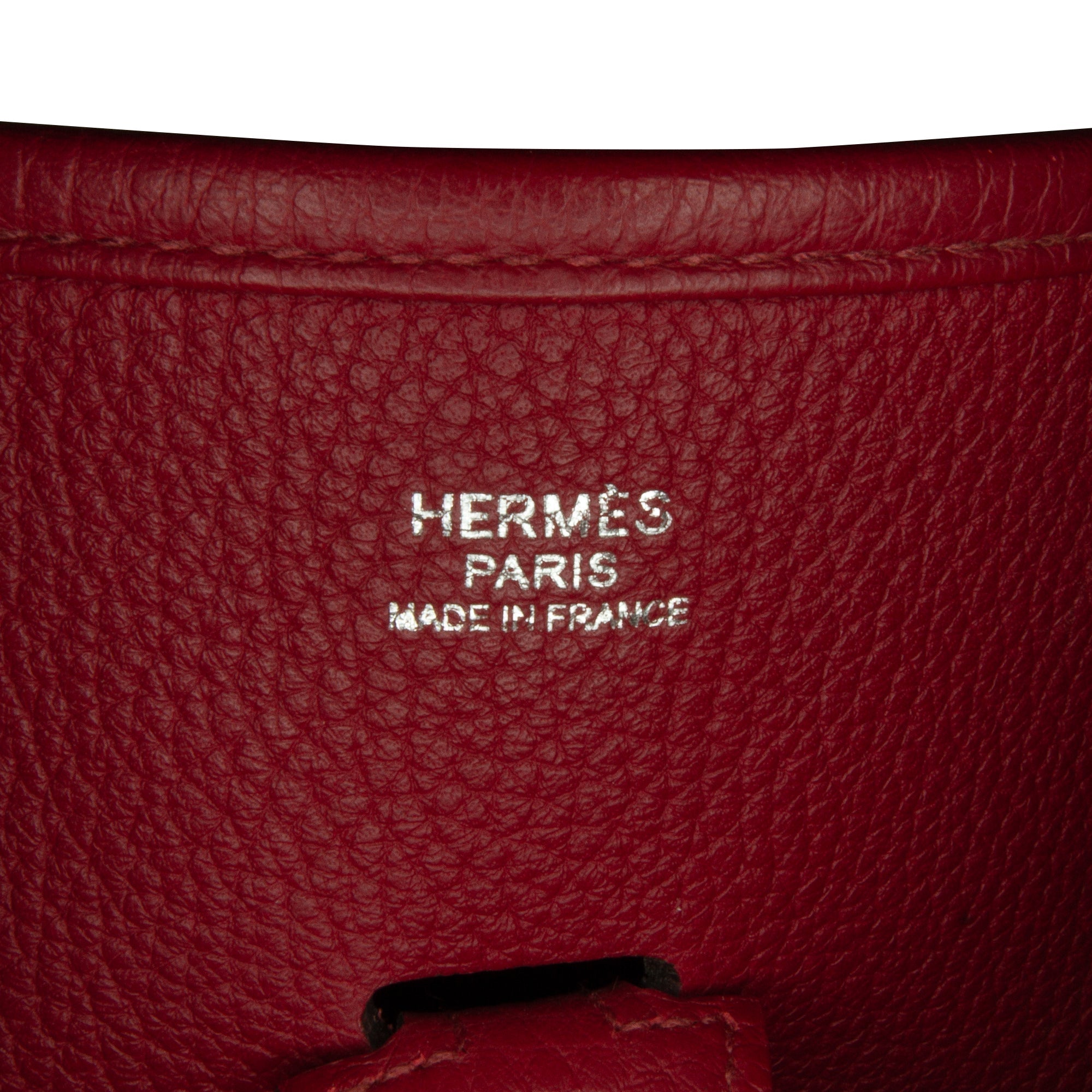 HermÃƒÆ’Ã‚Â¨s Evelyne III PM Red Clemence Palladium