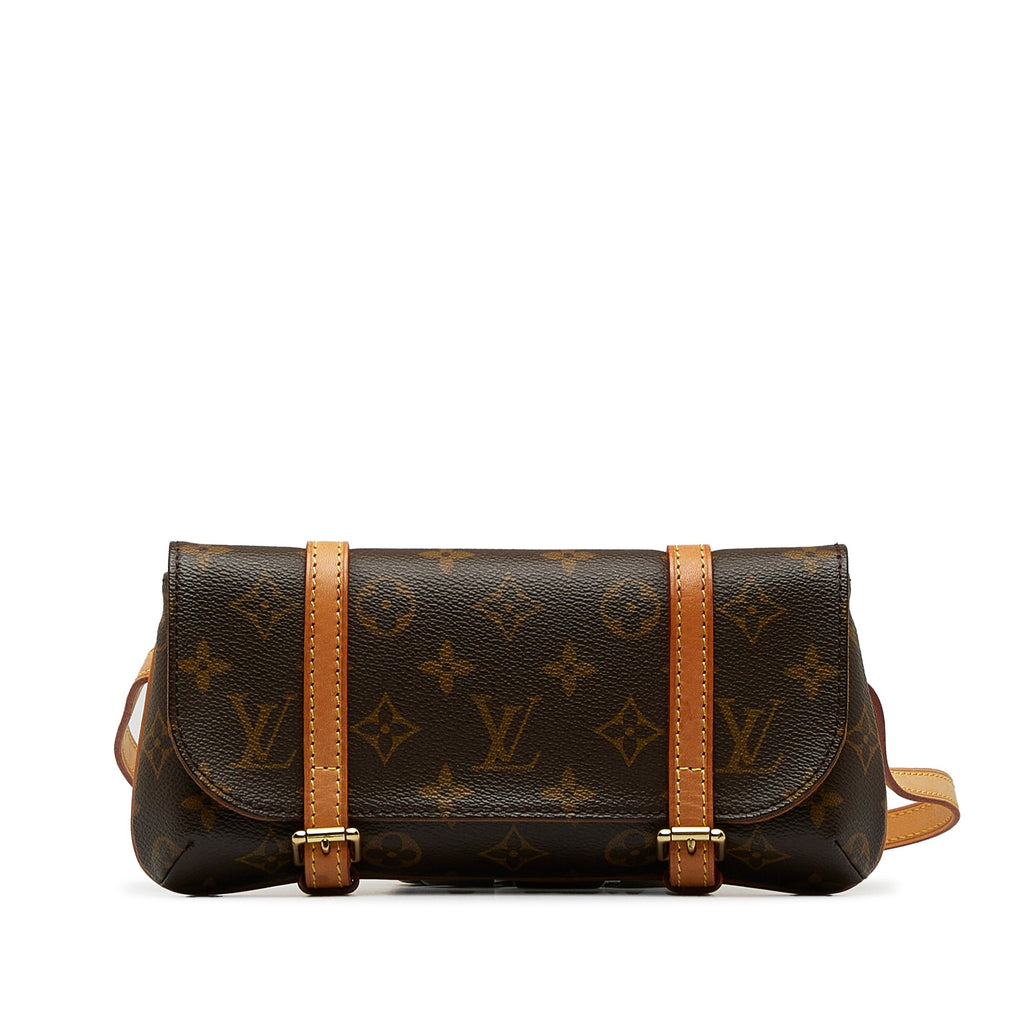 Brown Louis Vuitton Monogram Pochette Marelle PM Belt Bag