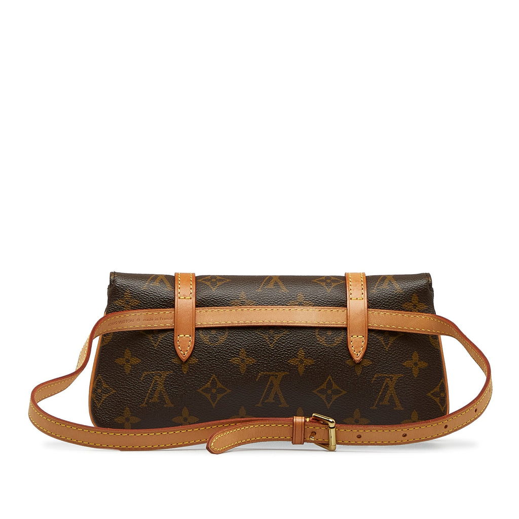 Brown Louis Vuitton Monogram Pochette Marelle PM Belt Bag