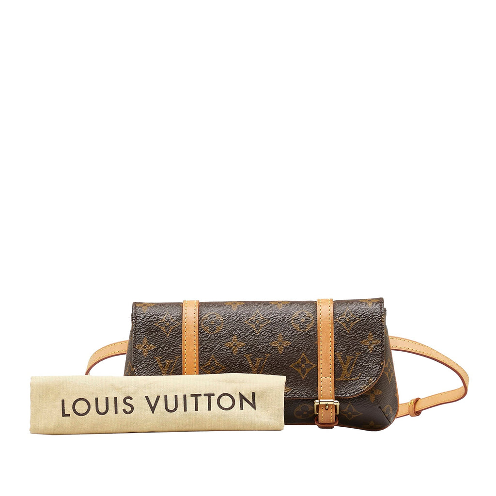 Brown Louis Vuitton Monogram Pochette Marelle PM Belt Bag