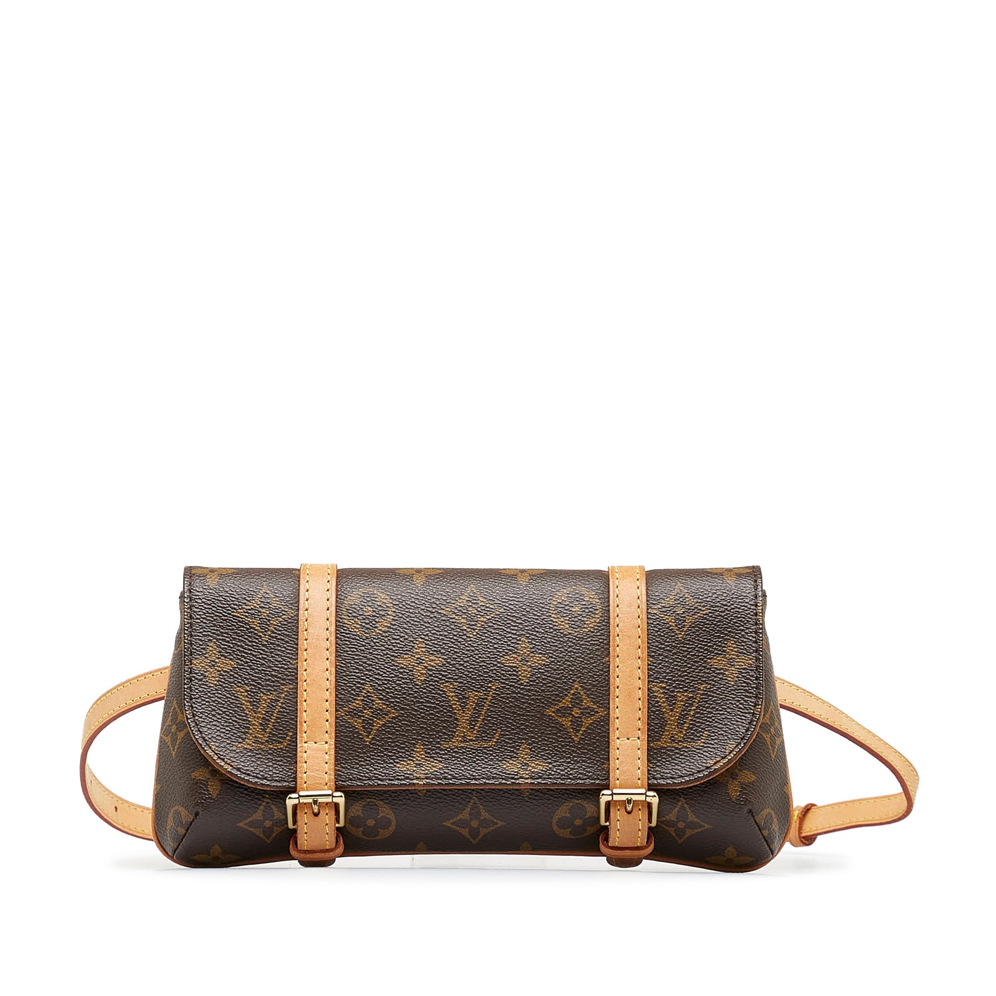 Brown Louis Vuitton Monogram Pochette Marelle PM Belt Bag