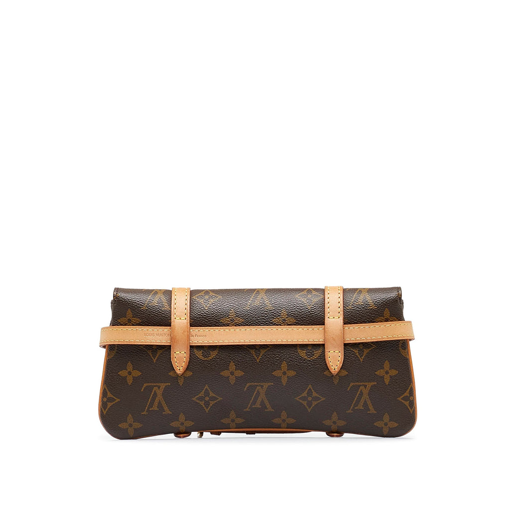 Brown Louis Vuitton Monogram Pochette Marelle PM Belt Bag