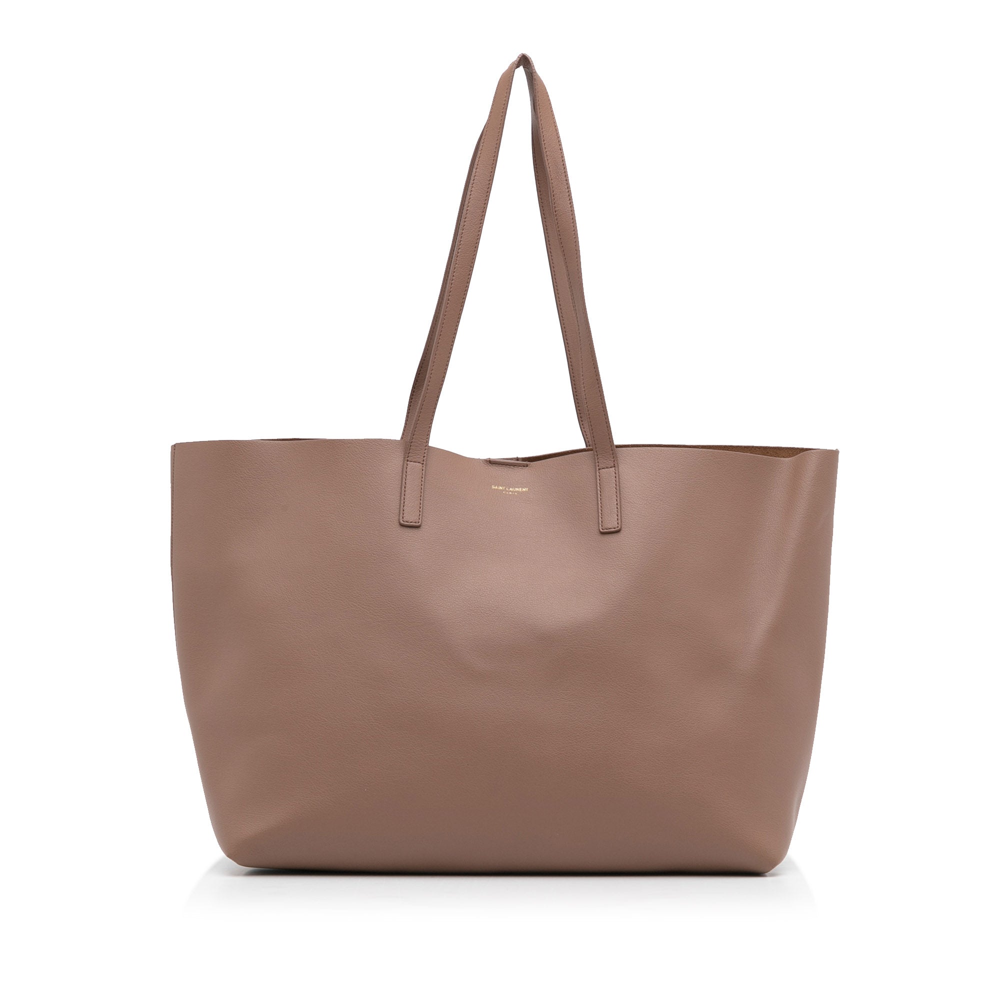 Brown Saint Laurent E/W Shopping Tote