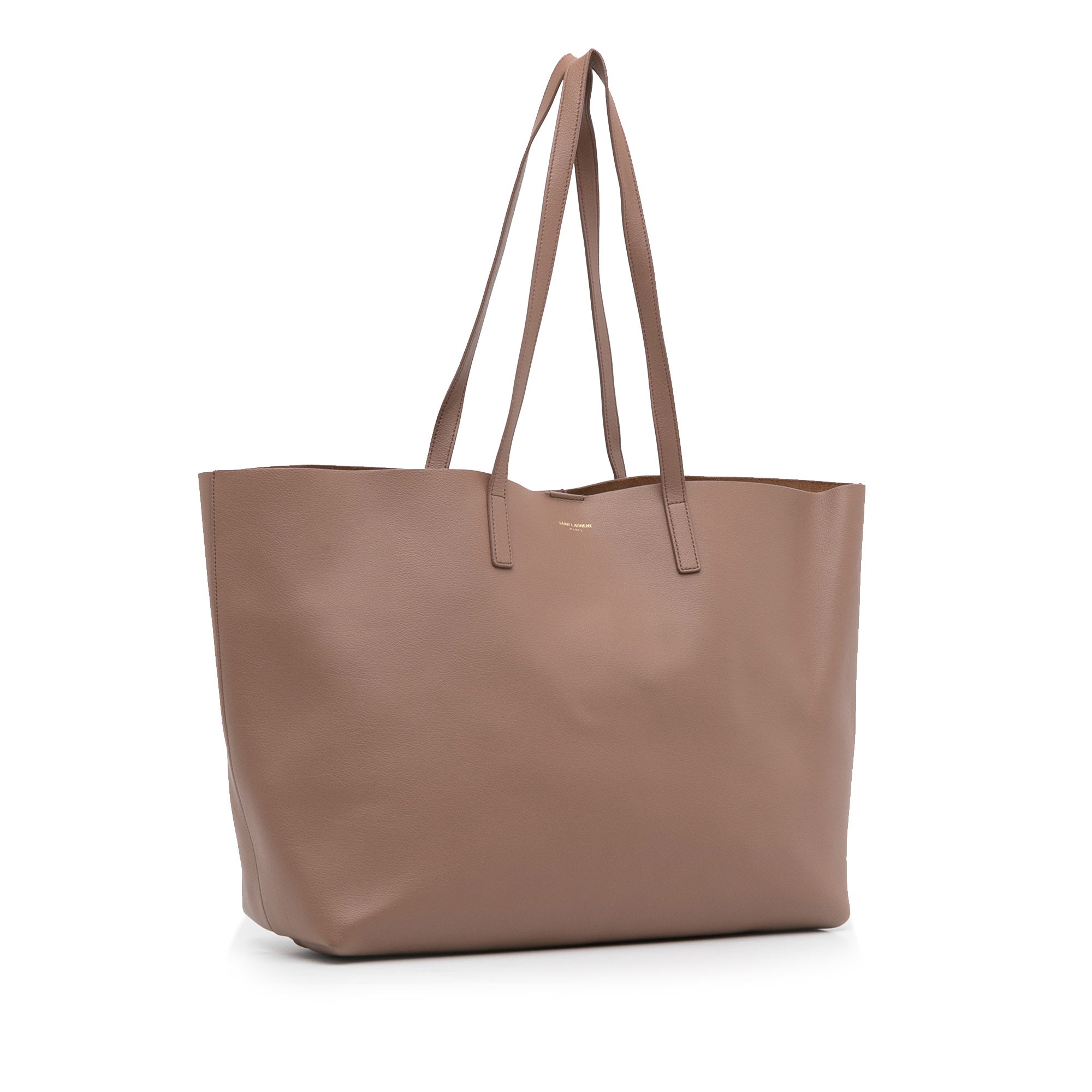 Brown Saint Laurent E/W Shopping Tote