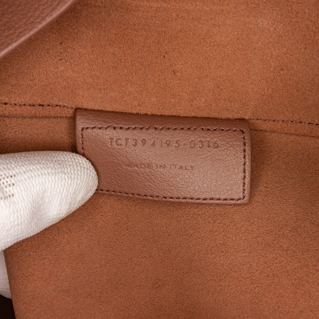 Brown Saint Laurent E/W Shopping Tote