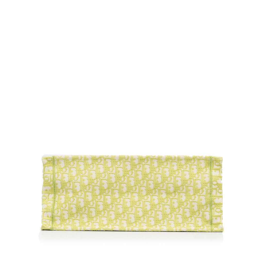 Dior Book Tote Green Oblique Canvas