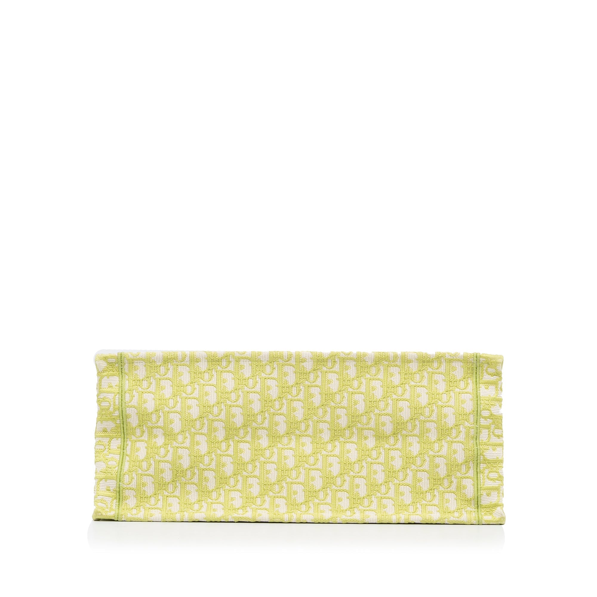Dior Book Tote Green Oblique Canvas