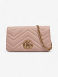 Gucci GG Marmont Pink Calfskin Leather Mini