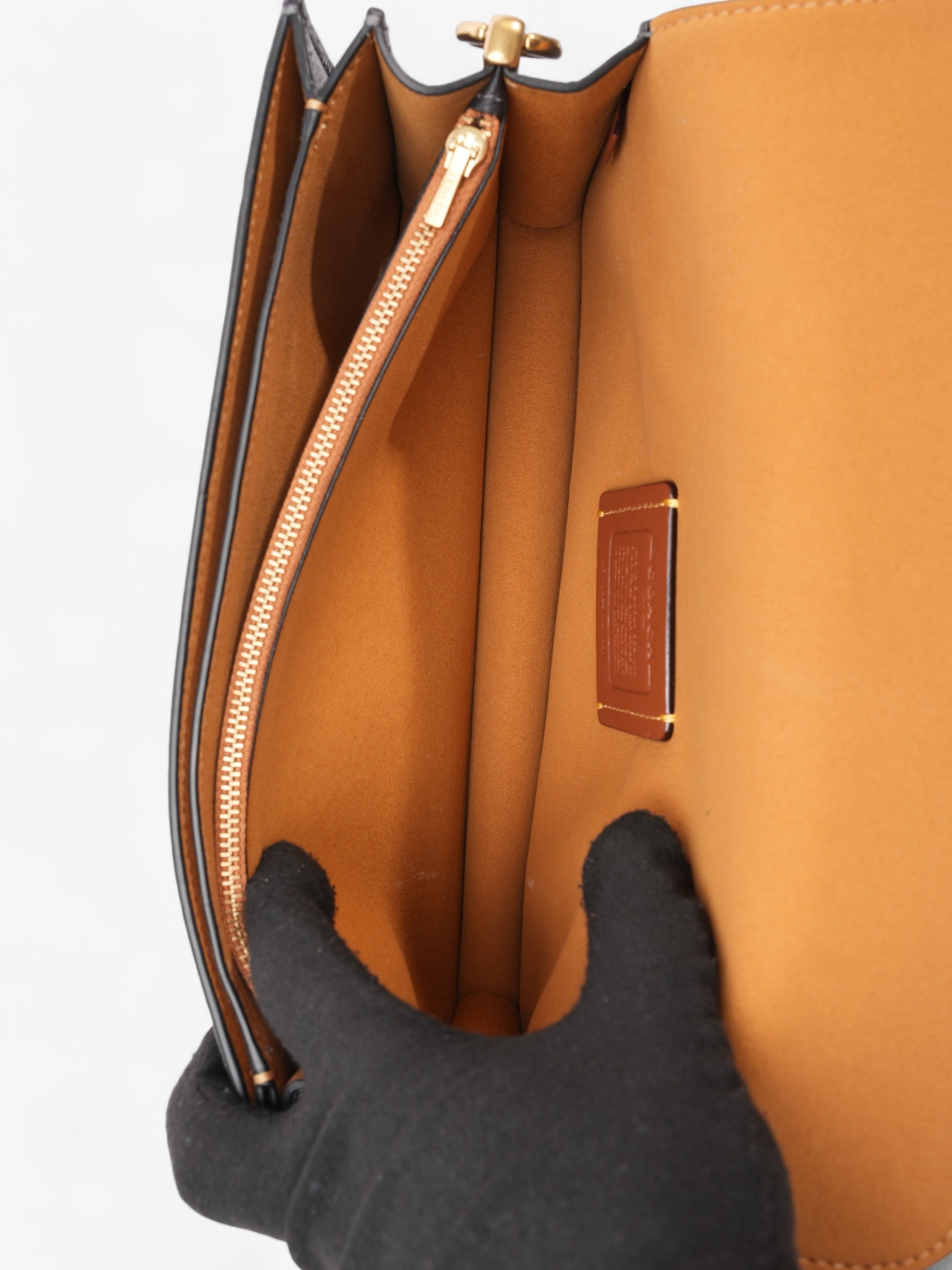 Coach Tabby 26 Black Leather